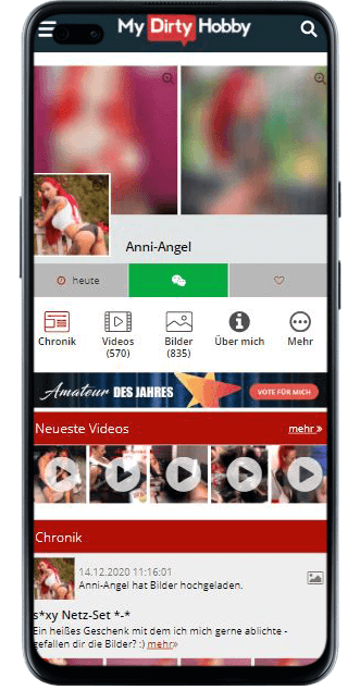 Anni Angel bei MyDirtyHobby